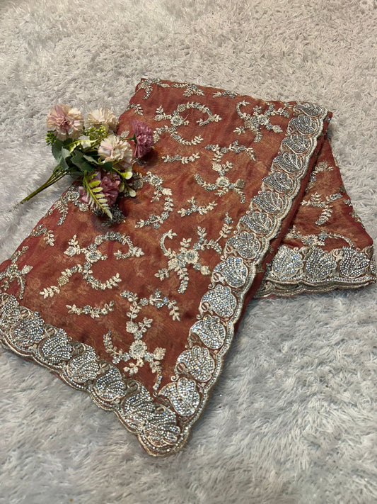 Chiffon Designer Sarees
