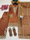 Partywear Kurti Palazzo Set