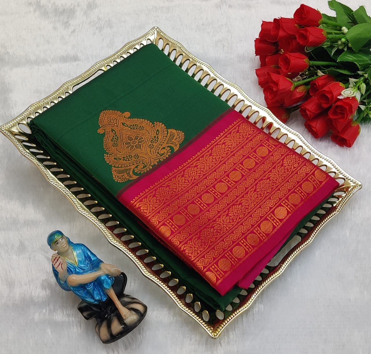 Luxury Korvai Softsilk Sarees