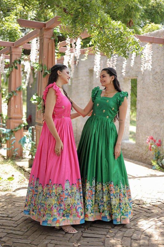 Dola silk Gown