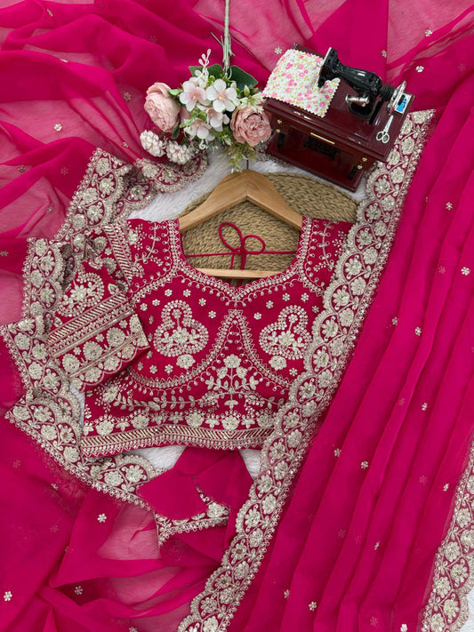 Tibby Silk Sequence Partywear Saree