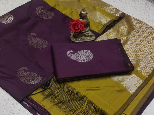 Borderless Softsilk Sarees