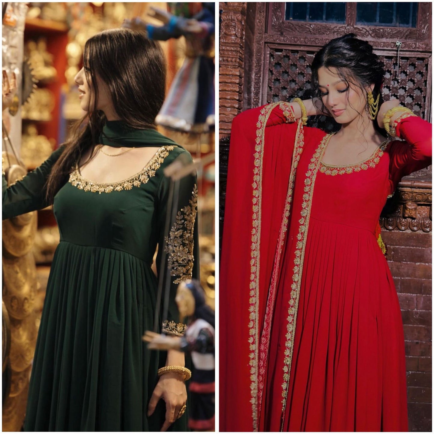 Designer Party Wear Look Top-Plazzo and Dupatta With Heavy Embroidery Work