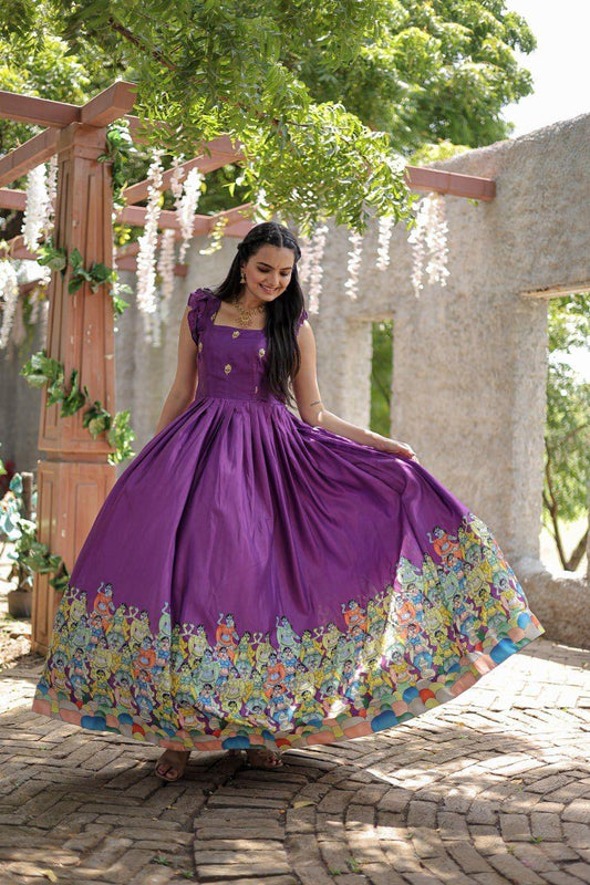 Dola silk Gown