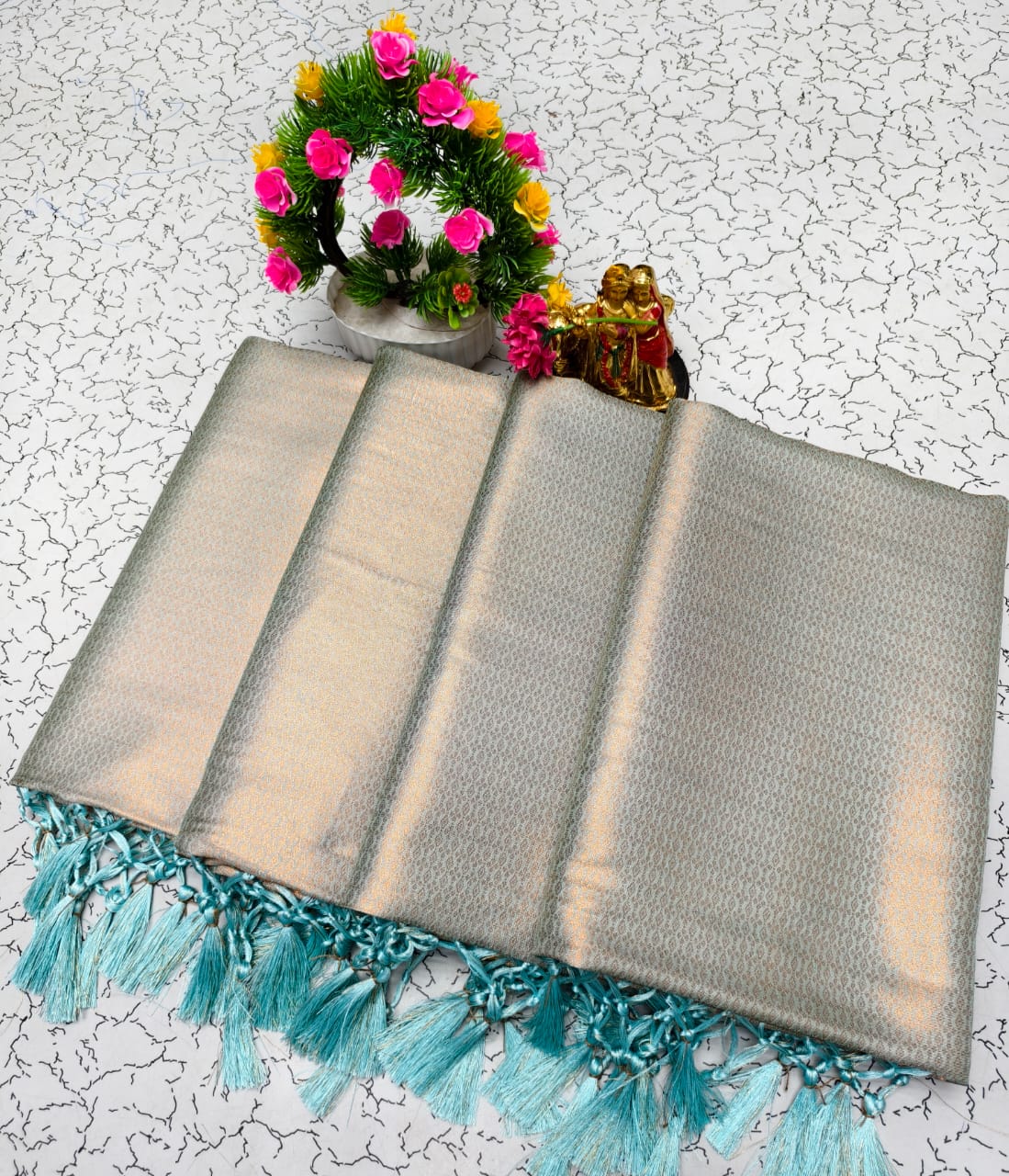 Copper Silk Saree