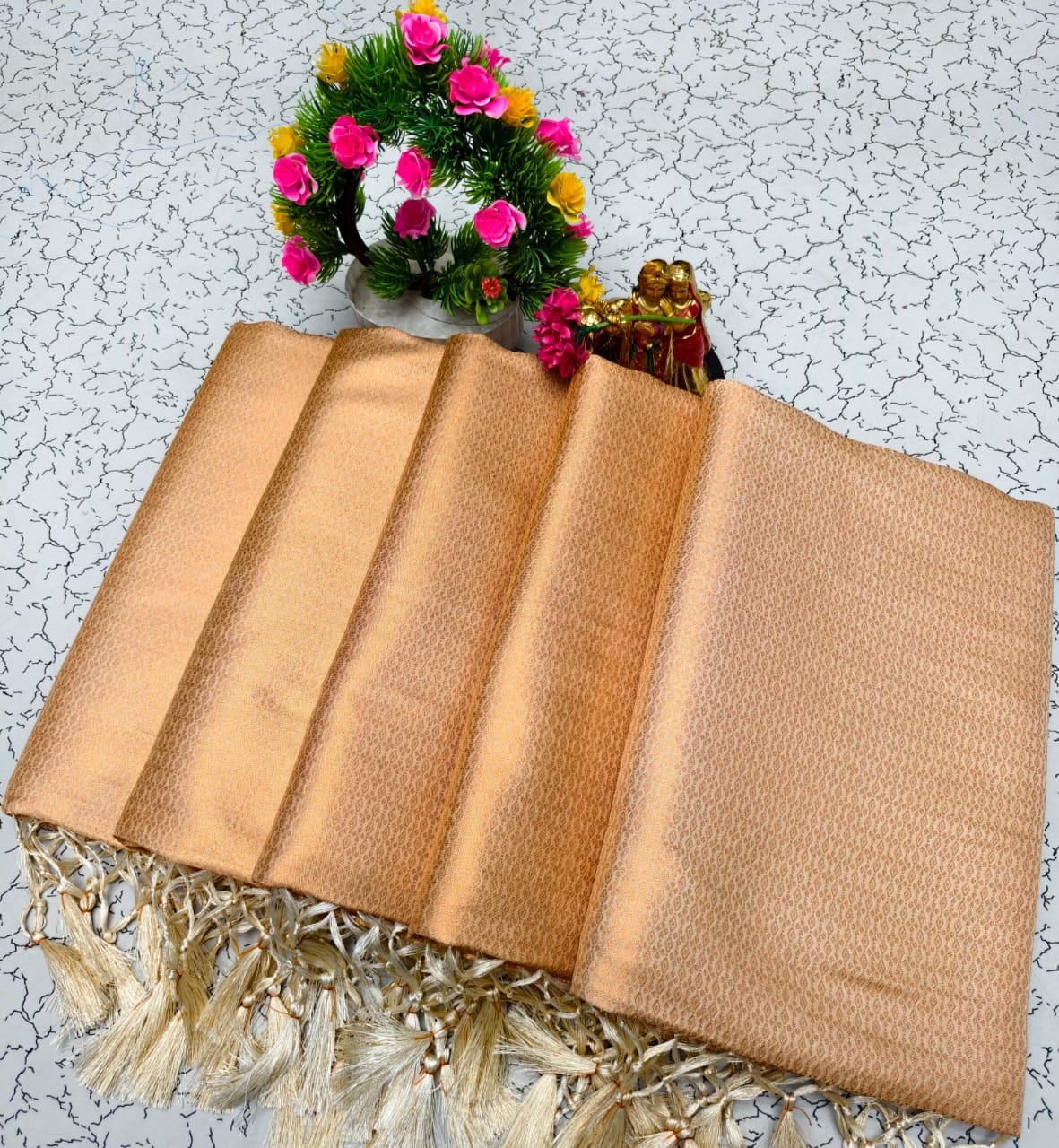 Copper Silk Saree