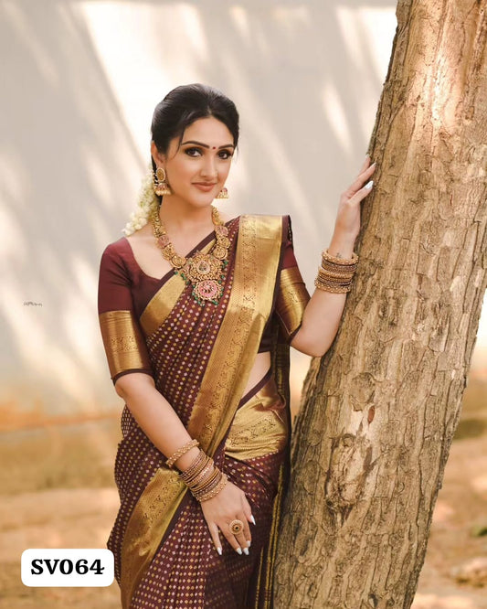 Celebrity Inspired Semi Tissue Silk Sarees