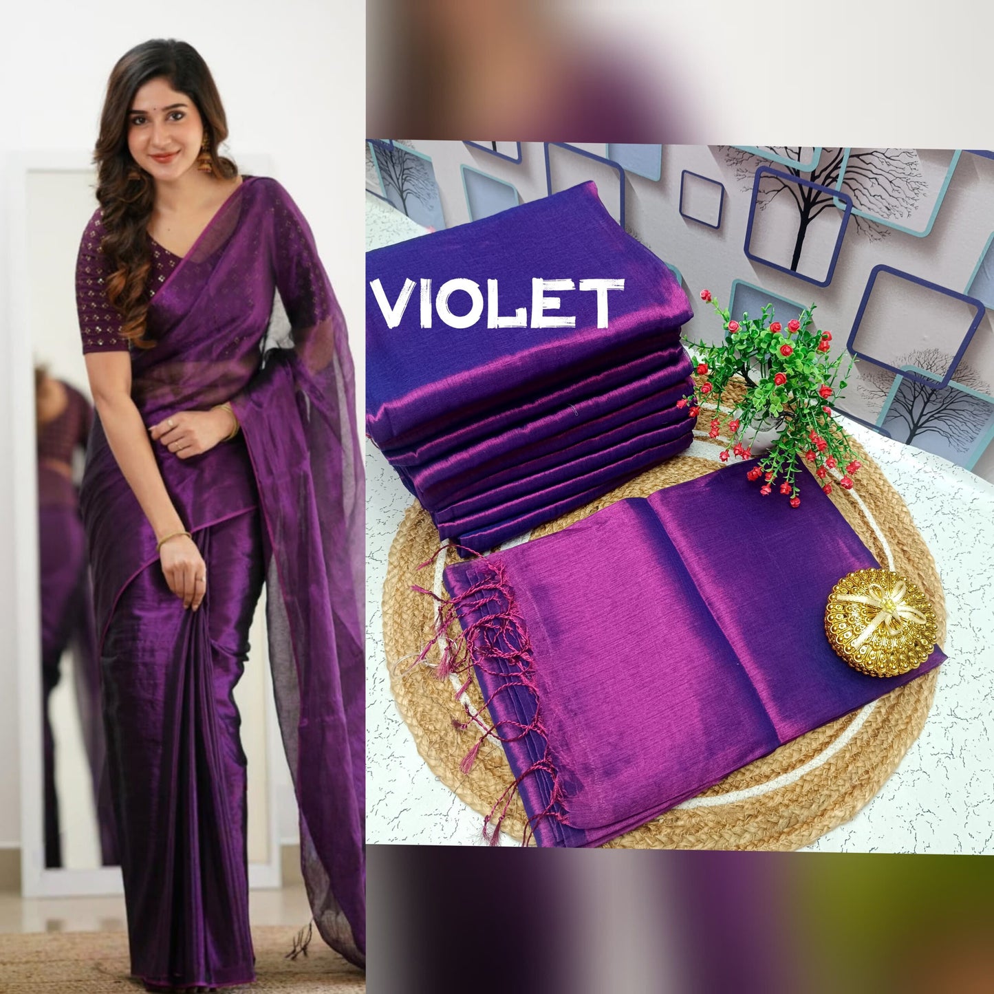 Raga Tissue Soft Silk Saree