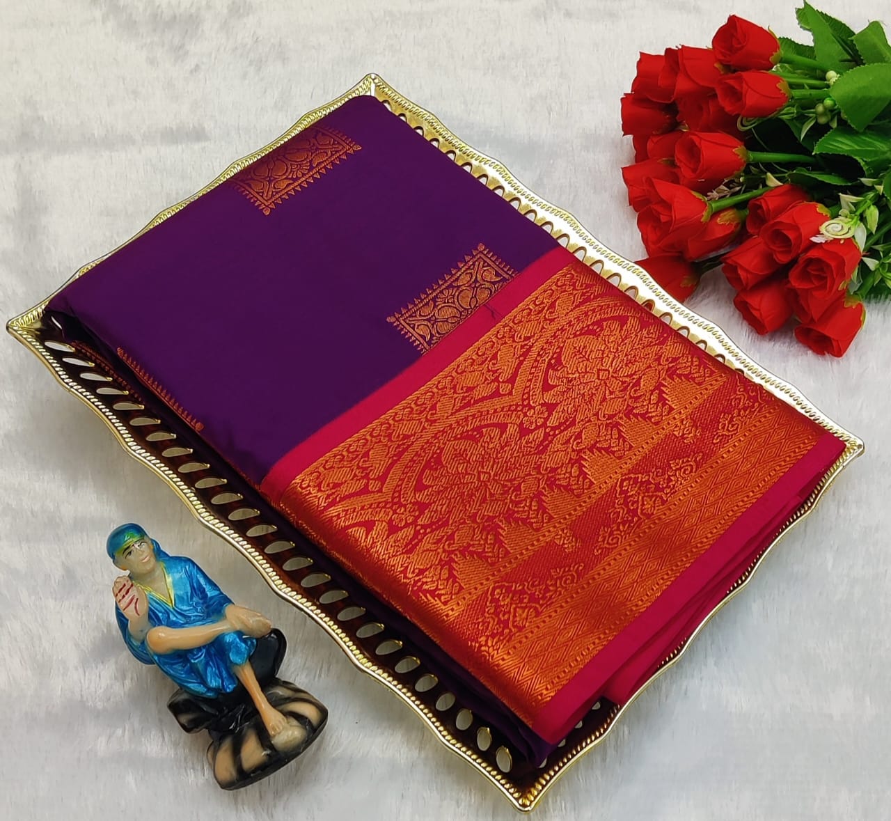 Luxury Korvai Softsilk Sarees