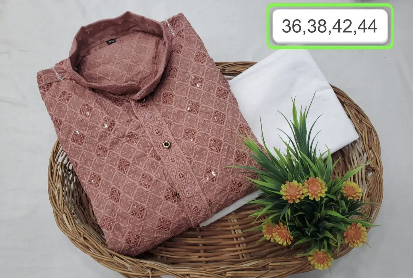 Partywear Kurta Pyjama Set