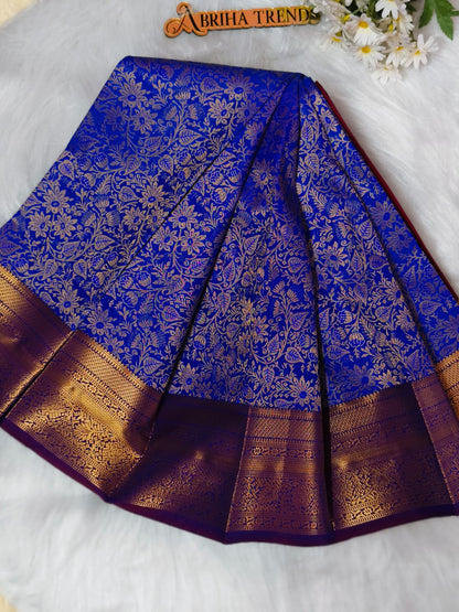Royal Blue Kanchi Silk Saree