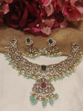 AD Semi Bridal Necklace Set