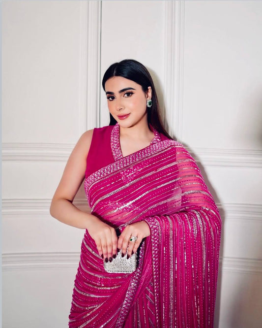 Wedding Special Sequence Saree