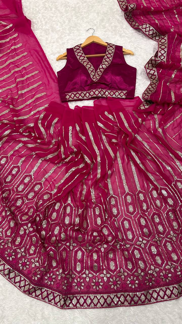 Wedding Special Sequence Saree