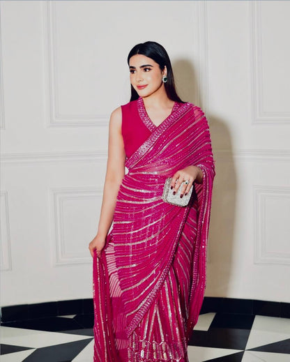 Wedding Special Sequence Saree