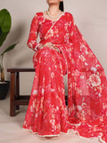 Floral Marble Saree