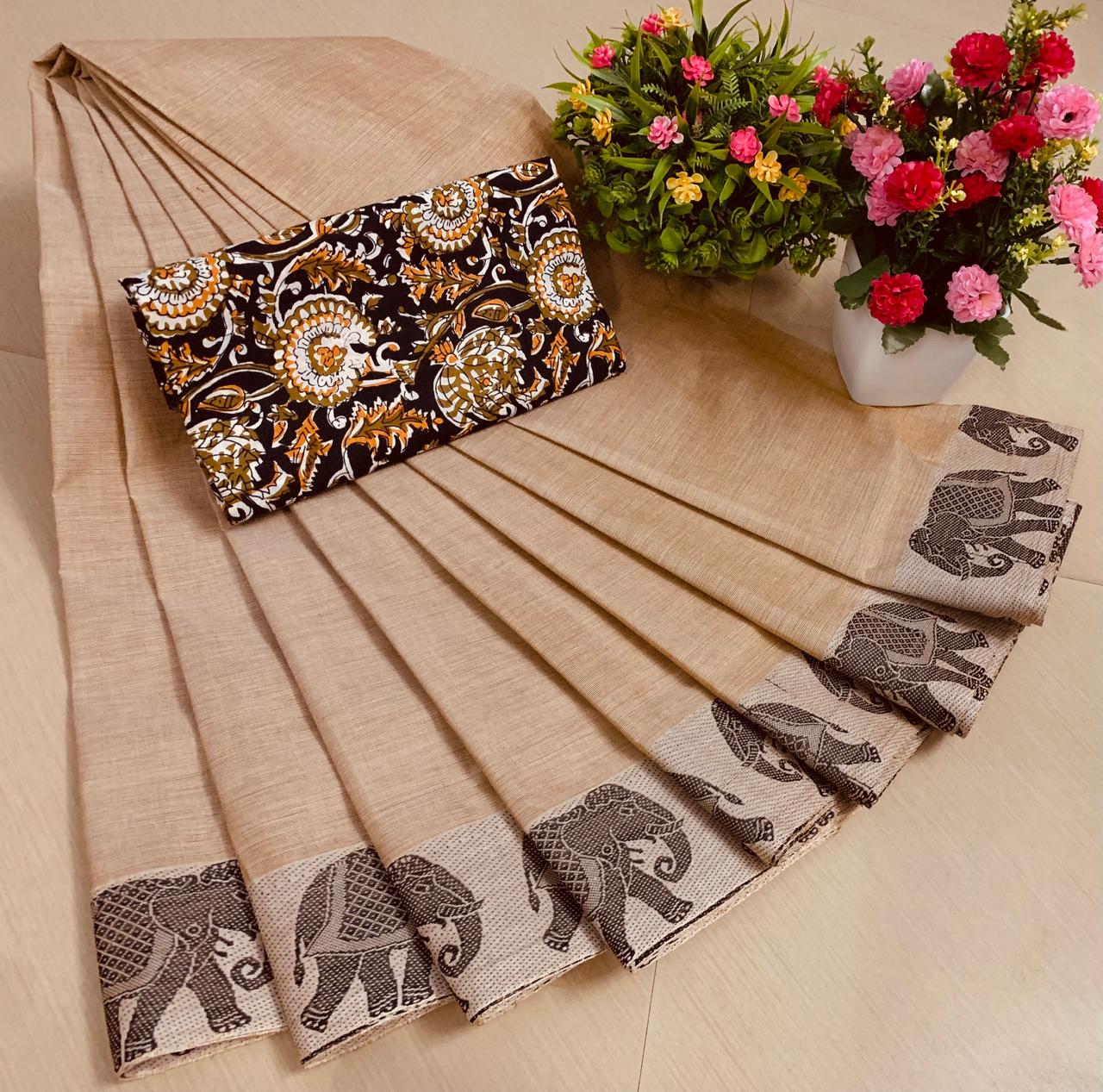 Premium Pure Cotton Sarees