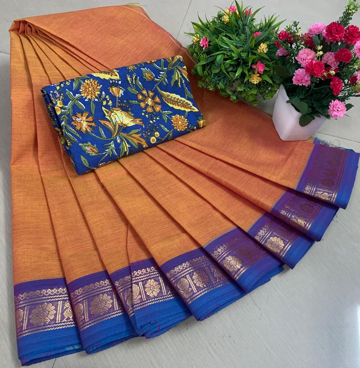 Premium Pure Cotton Sarees