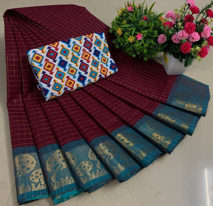 Premium Pure Cotton Sarees