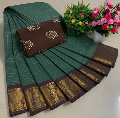 Premium Pure Cotton Sarees