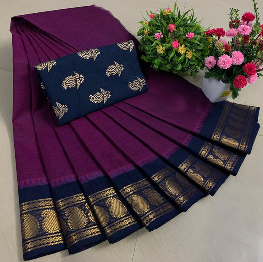 Premium Pure Cotton Sarees