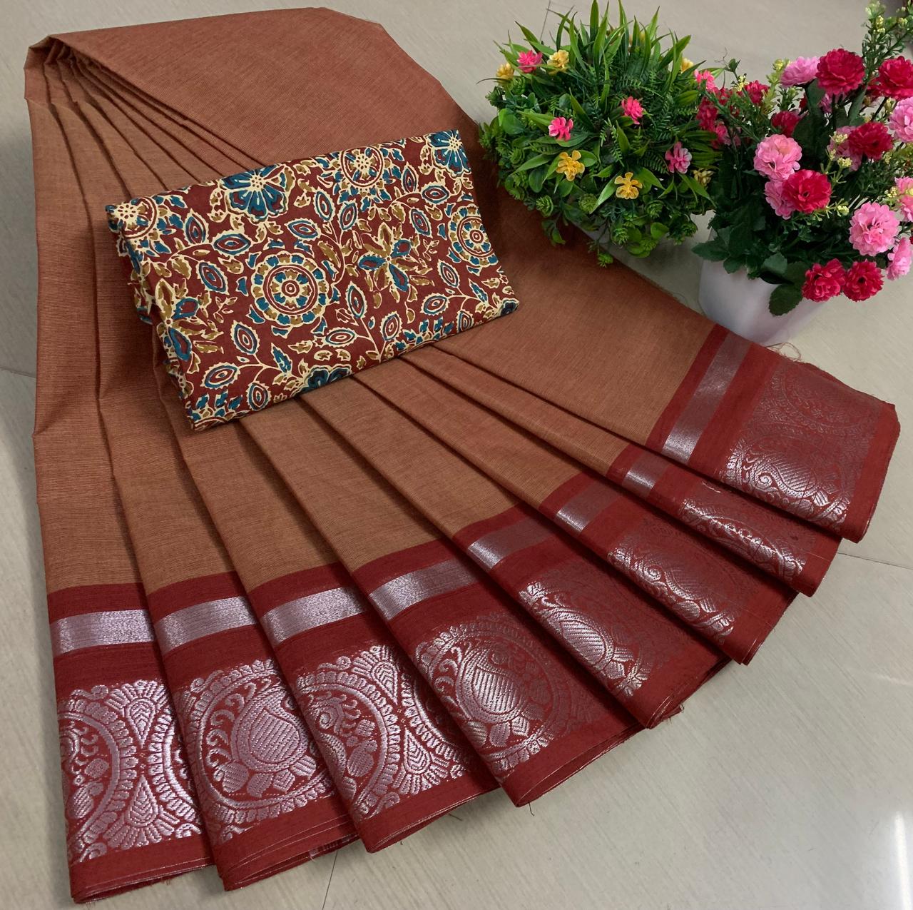 Premium Pure Cotton Sarees