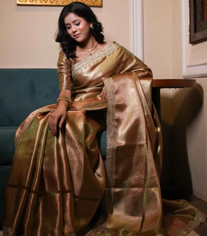 Handwoven Banarasi Tissuesilk Saree
