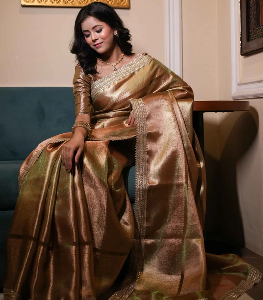 Handwoven Banarasi Tissuesilk Saree