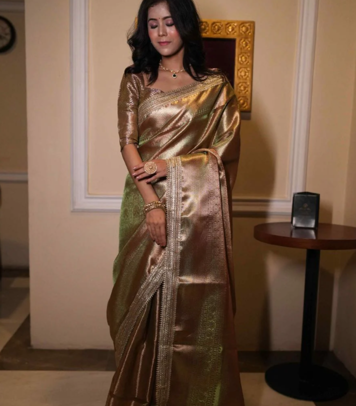 Handwoven Banarasi Tissuesilk Saree