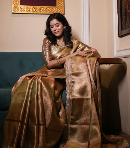 Handwoven Banarasi Tissuesilk Saree