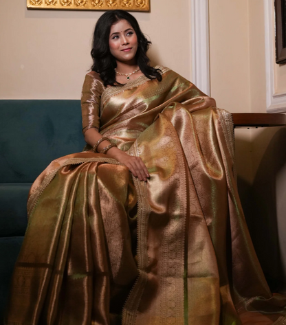 Handwoven Banarasi Tissuesilk Saree