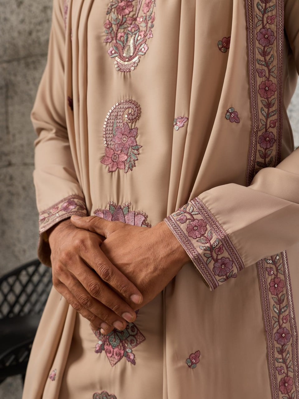 Royal Embroidered Men's Kurta Set