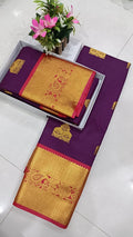 Kanchipuram Fancy Korvai Good Butta Soft Silk Saree | Premium Silk Mark