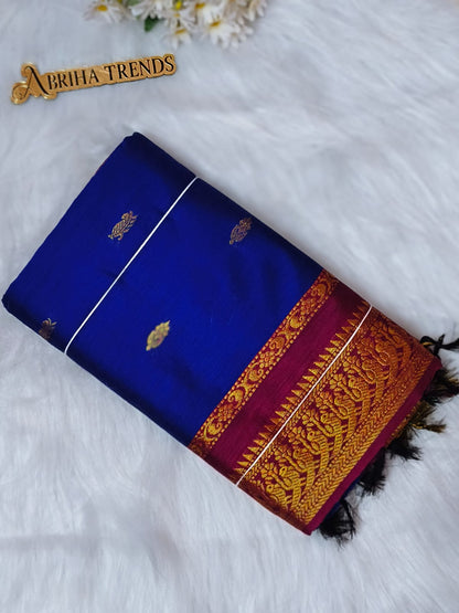 Premium Quality Chettinad Cotton Saree | Lata Gadwal Paithani