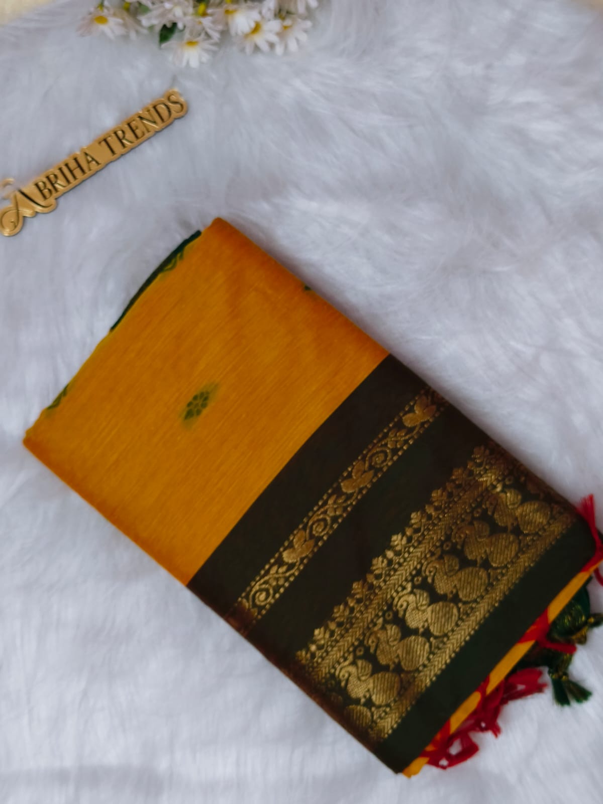 Premium Quality Chettinad Cotton Saree | Lata Gadwal Paithani