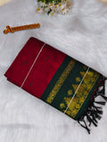 Premium Quality Kalyani Cotton Saree | Lata Gadwal Paithani