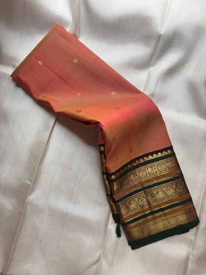 Pure Kanchipuram Handloom Silk Saree | Silk Mark Certified with Hologram