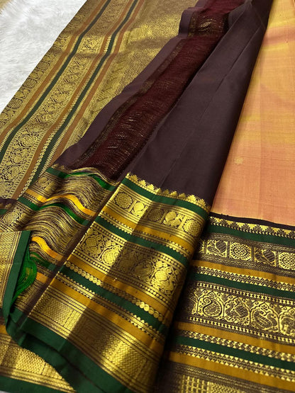 Pure Kanchipuram Handloom Silk Saree | Silk Mark Certified with Hologram
