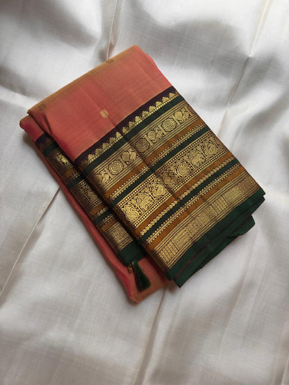 Pure Kanchipuram Handloom Silk Saree | Silk Mark Certified with Hologram