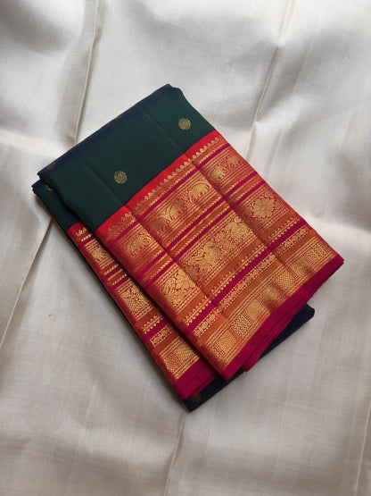 Pure Kanchipuram Handloom Silk Saree | Silk Mark Certified with Hologram