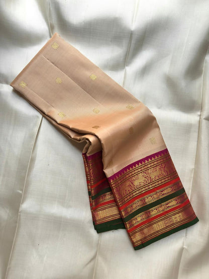Pure Kanchipuram Handloom Silk Saree | Silk Mark Certified with Hologram