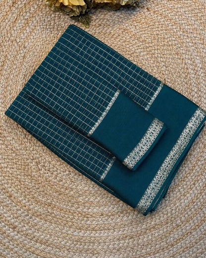 Set of teal subtle pattern 