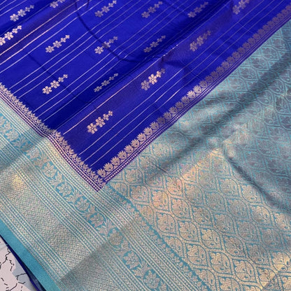 Vaira Oosi Saree with Aari Work Blouse