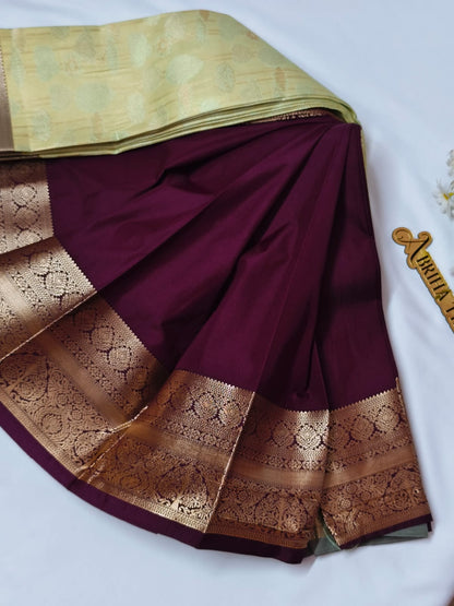 Pastel Green Silk Saree