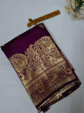 Royal Purple Banarasi Silk Saree
