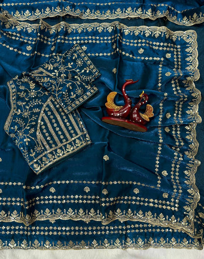 Designer Soft Spacesilk Sarees with Zari Embroidery