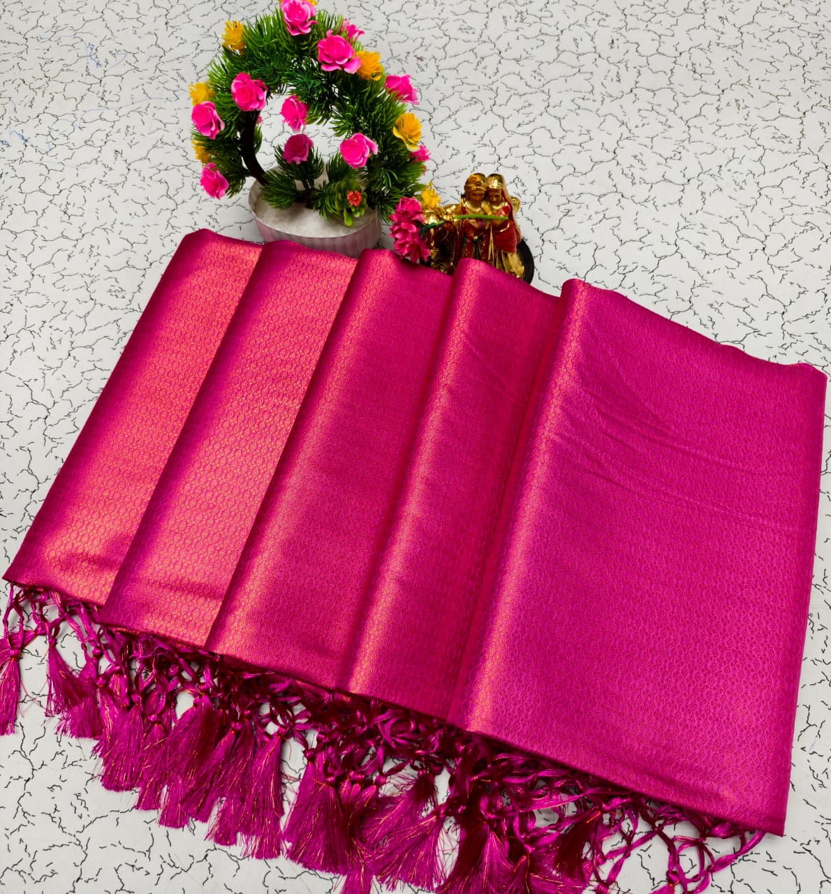 Copper Silk Saree