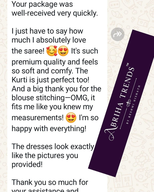 Customer message