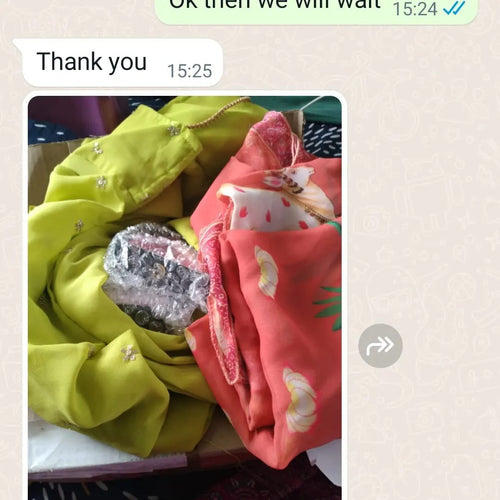 Customer message