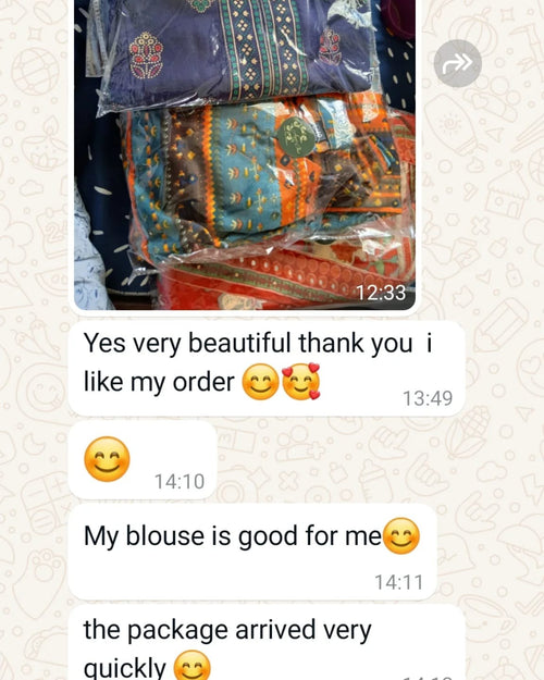 Customer message